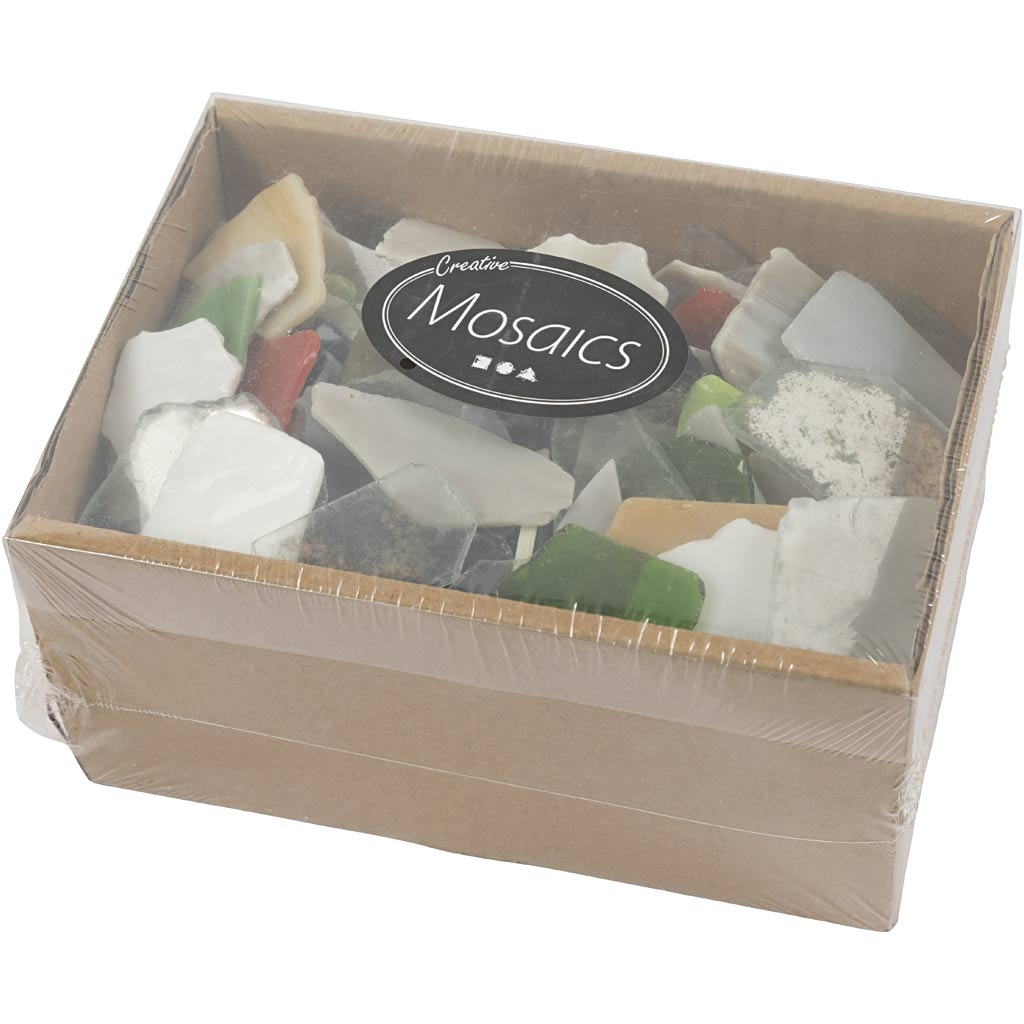 Mosaiigid, suurus 15-60 mm, paksus 5 mm, sisu võib erineda, värvide valik, 2 kg/ 1 pakk. - Image 3