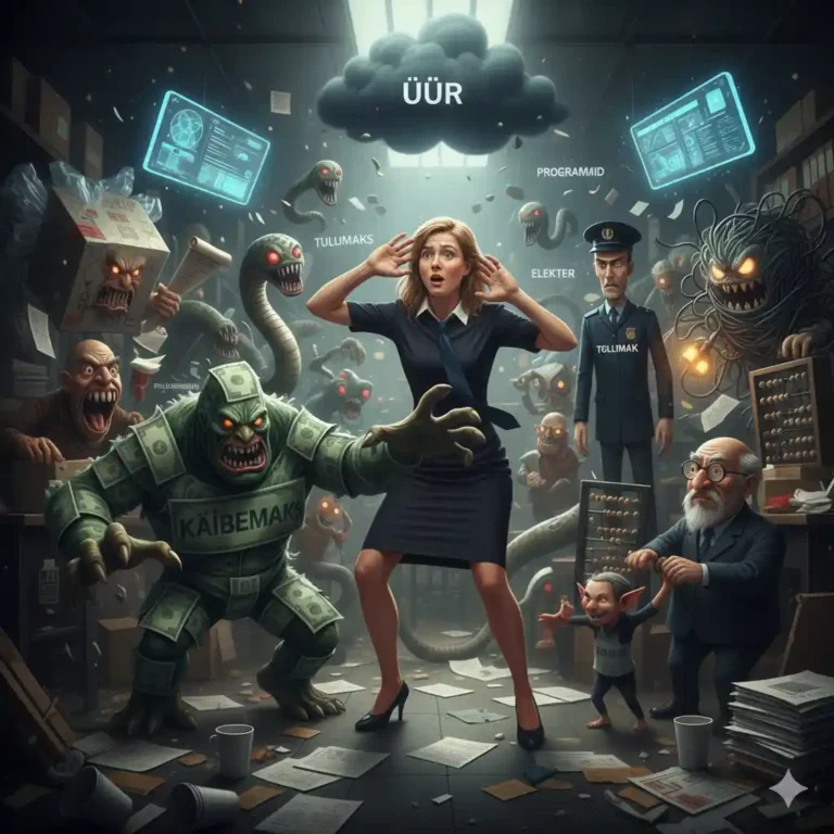 Keerdus OÜ, väikeettevõtja, maksukoorem, ahne kaupmees, pakendimaks, tulumaks, palgamaks, maksud, ettevõtlus, töömaht