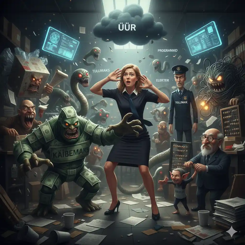 Keerdus OÜ, väikeettevõtja, maksukoorem, ahne kaupmees, pakendimaks, tulumaks, palgamaks, maksud, ettevõtlus, töömaht