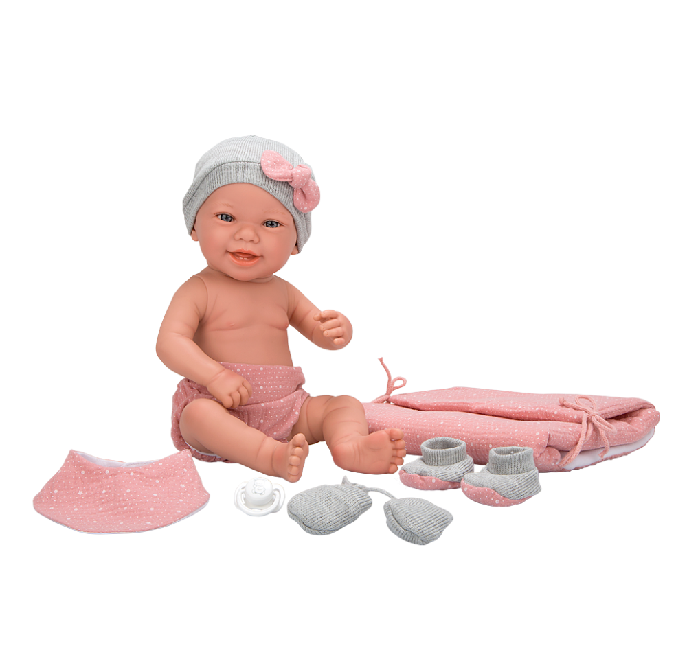 Arias Salma nukk roosa mähkimisalusega