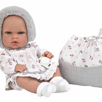 Arias beebinukk halli mütsiga