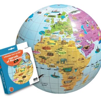 CALY Täispuhutav maakera Marvels of the World