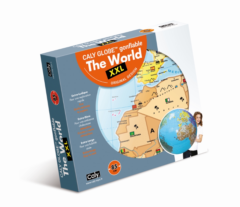 CALY Täispuhutav maakera The World XXL