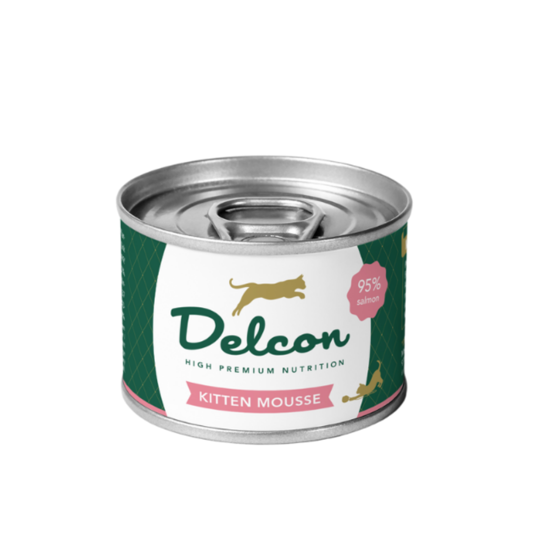 Delconi kassipoja ja tiine kassi monoproteiinivaht. 85 g