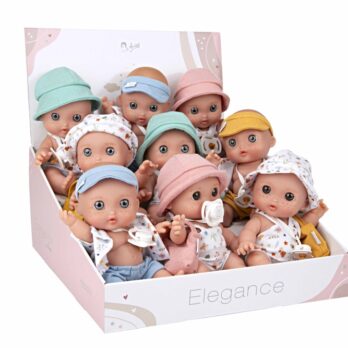 Elegantsed beebinukud mütsidega