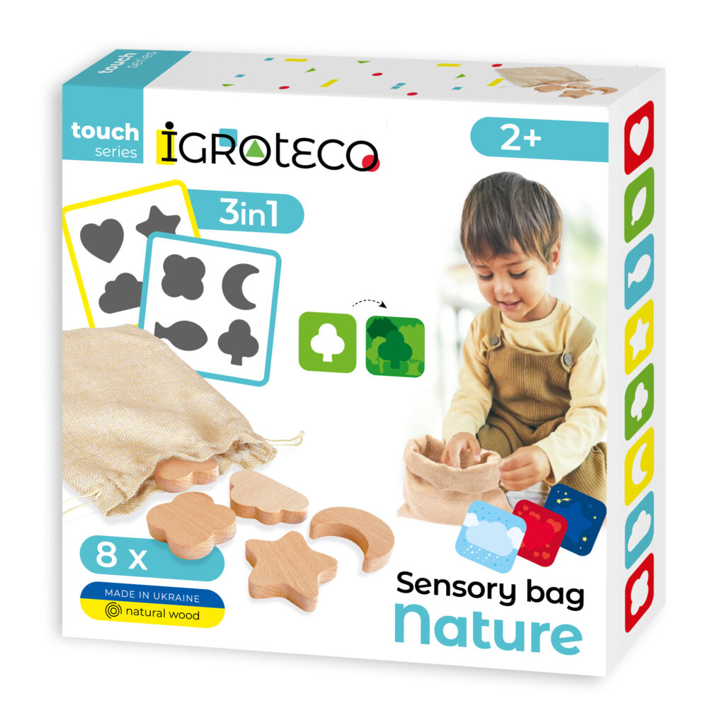 Igroteco puidust mäng Sensoorne kotike
