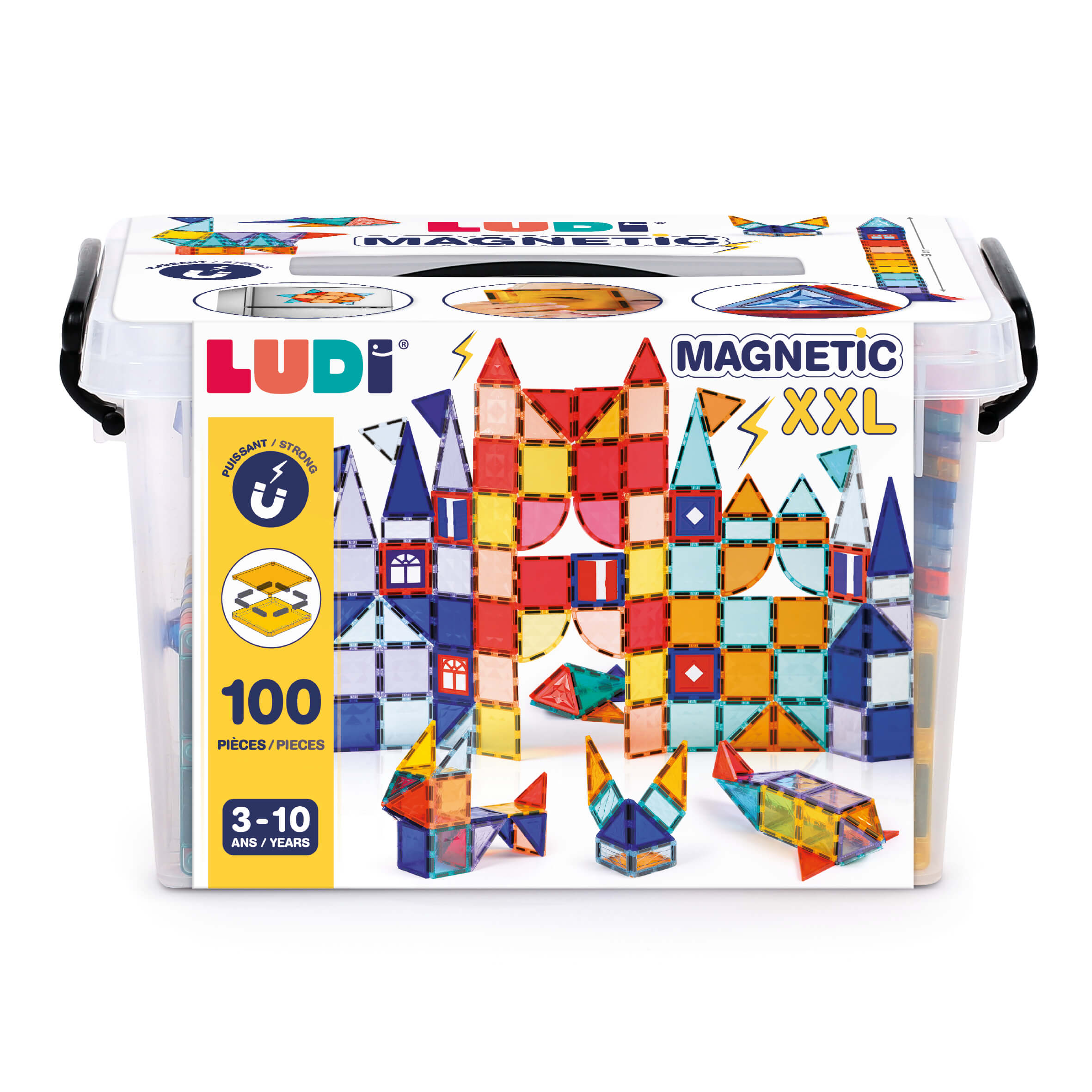 LUDI magnetilised ehitusklotsid XXL