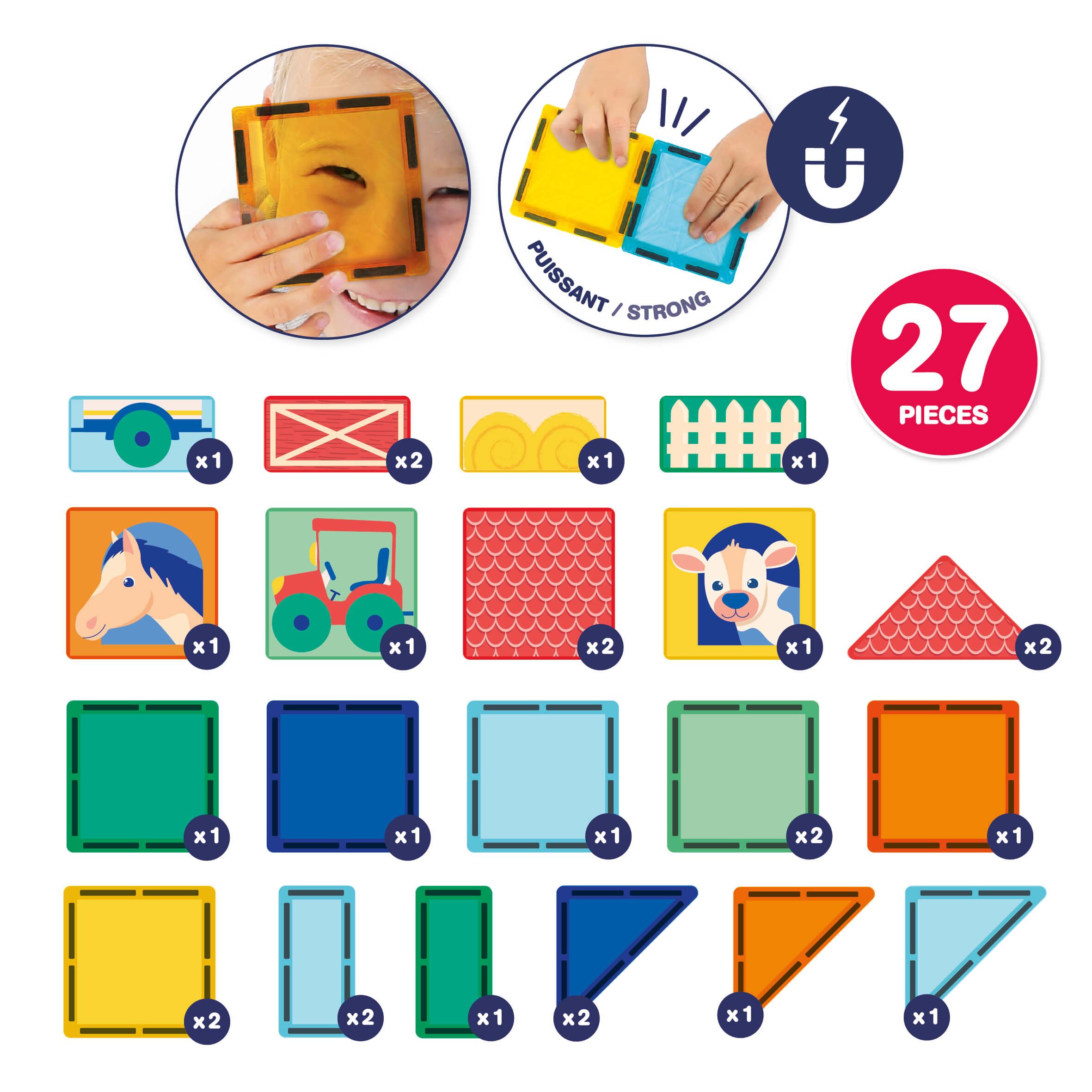 LUDI magnetilised ehitusklotsid - Image 4