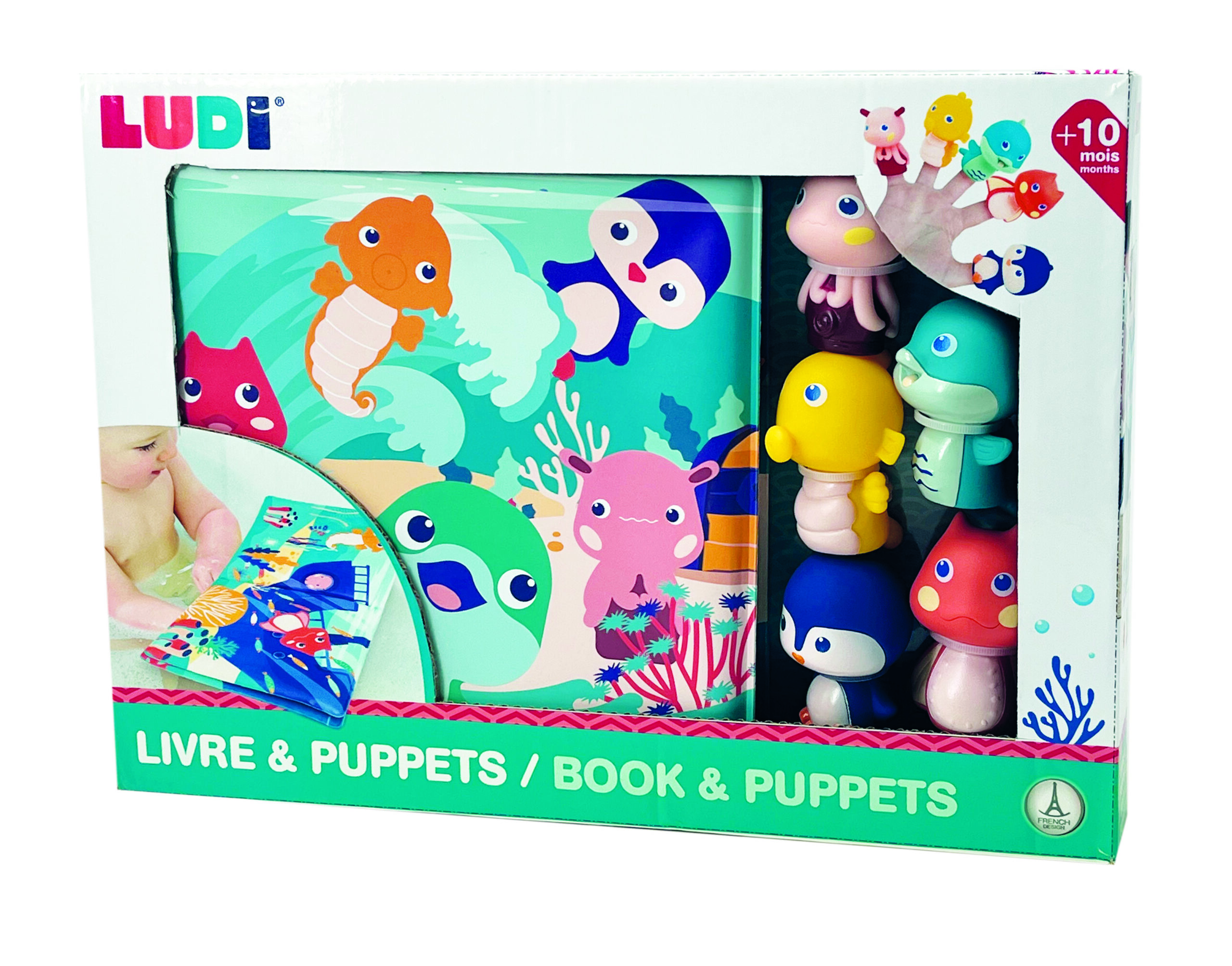 LUDI vanniaja mänguraamat näpunukkudega