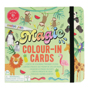 Maagilised veega värvimuutvad värviraamatud – džungel