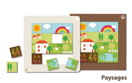 Magnetmosaiik Maastik 6-lapsele - Image 4