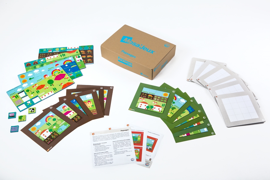 Magnetmosaiik Maastik 6-lapsele