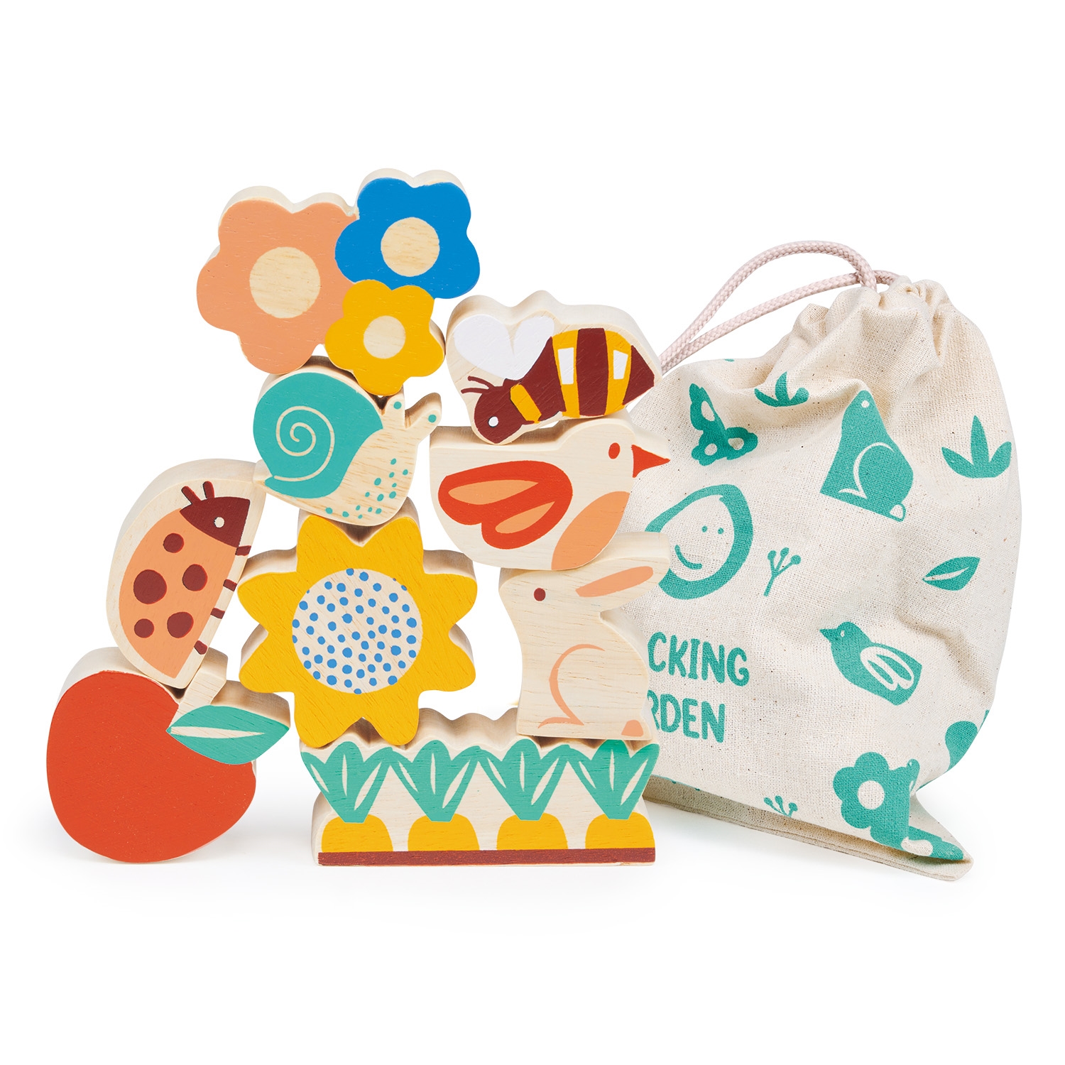 Mentari õnnelik virnastamismäng aed