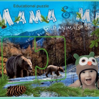 Õpetlik pusle Mama ja mina