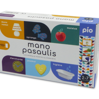 Õppekaartide komplekt MINU MAAILM (Leedu keel)