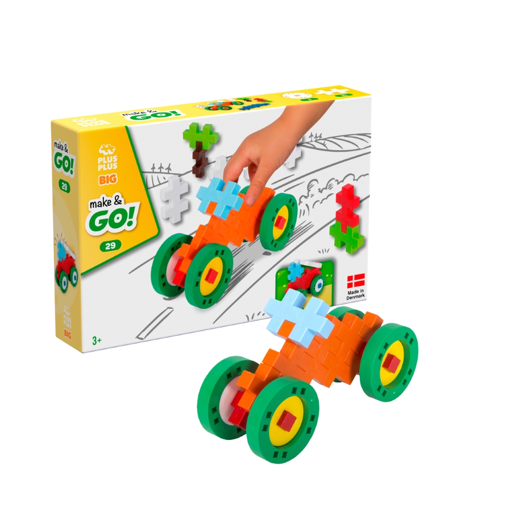 Plus Plus BIG ehitusklotsid Ehita ja sõida