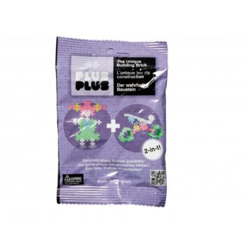 Plus Plus ehitusklotsid Mini Basic - lilla minikott 2in1