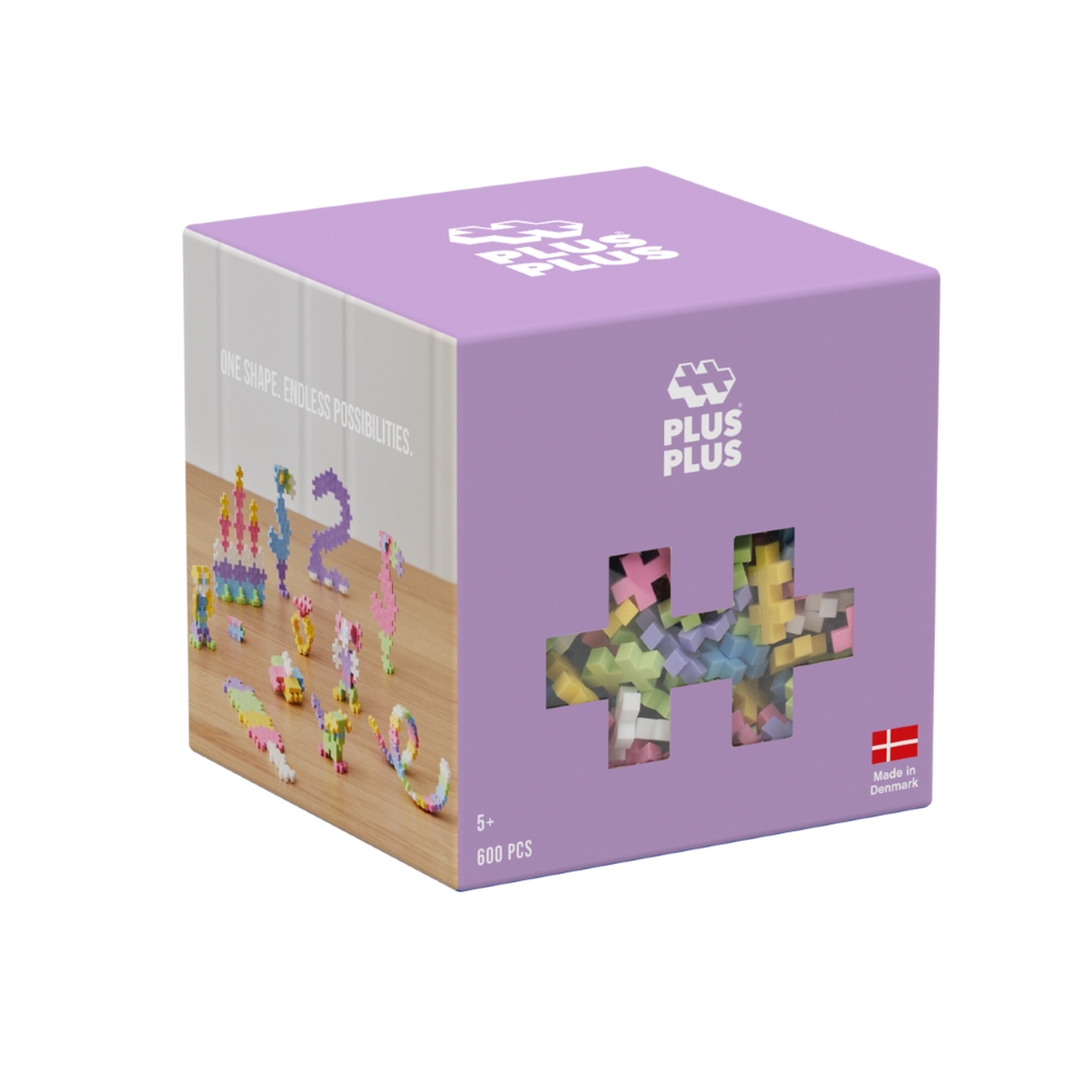 Plus Plus ehitusklotsid Mini Pastell 600