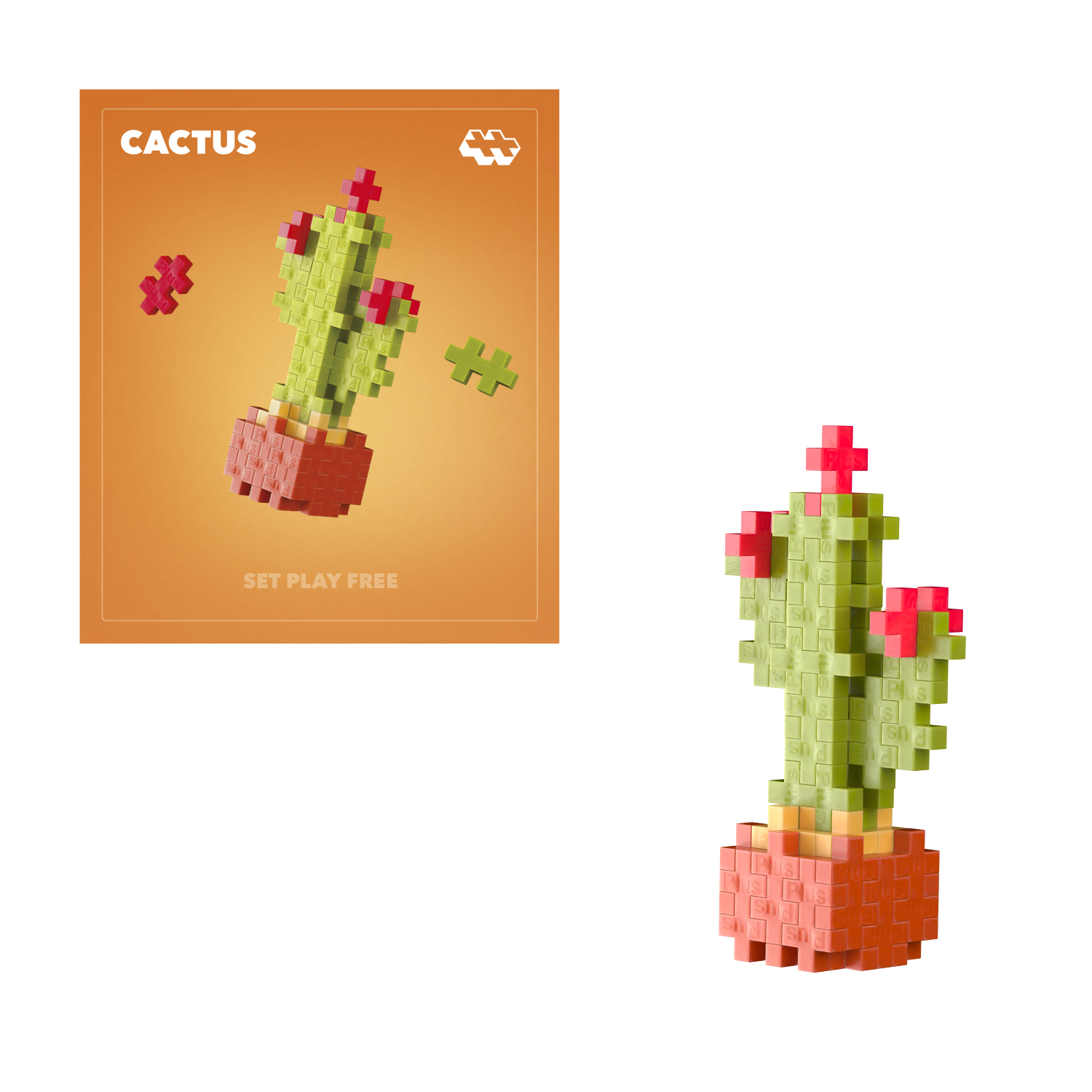 Plus Plus ehitusklotsid TAIMED – kaktus