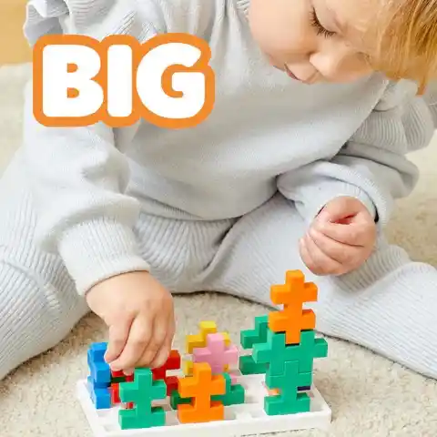 PlusPlus, BIG, Mini, ehitusklotsid, Taani, roheline tootmine, fantaasia, põnev ehitamine, arendavad mänguasjad, masinpestavad mänguasjad, Keerdus OÜ