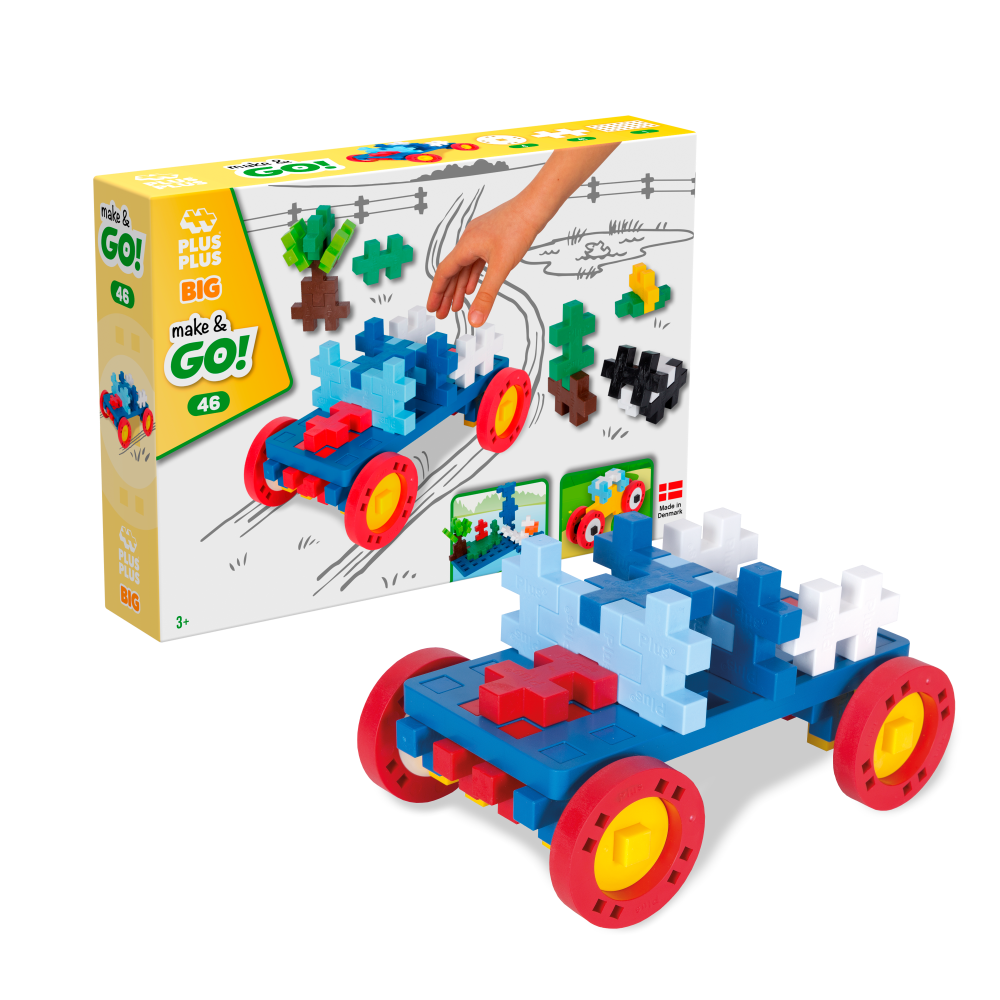 PlusPlus BIG ehitusklotsid Ehita ja sõida