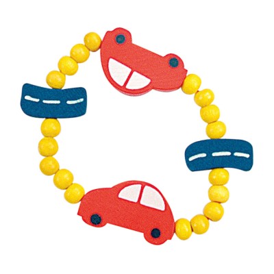 Puidust helmestega käevõru