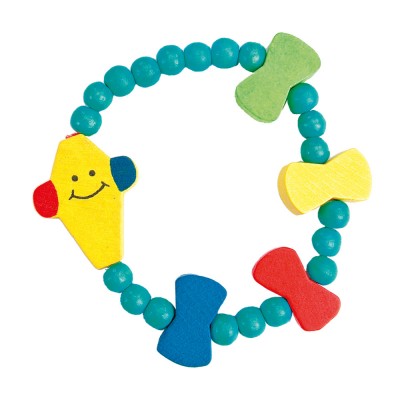 Puidust helmestega käevõru