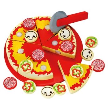 Puidust pitsa lisanditega