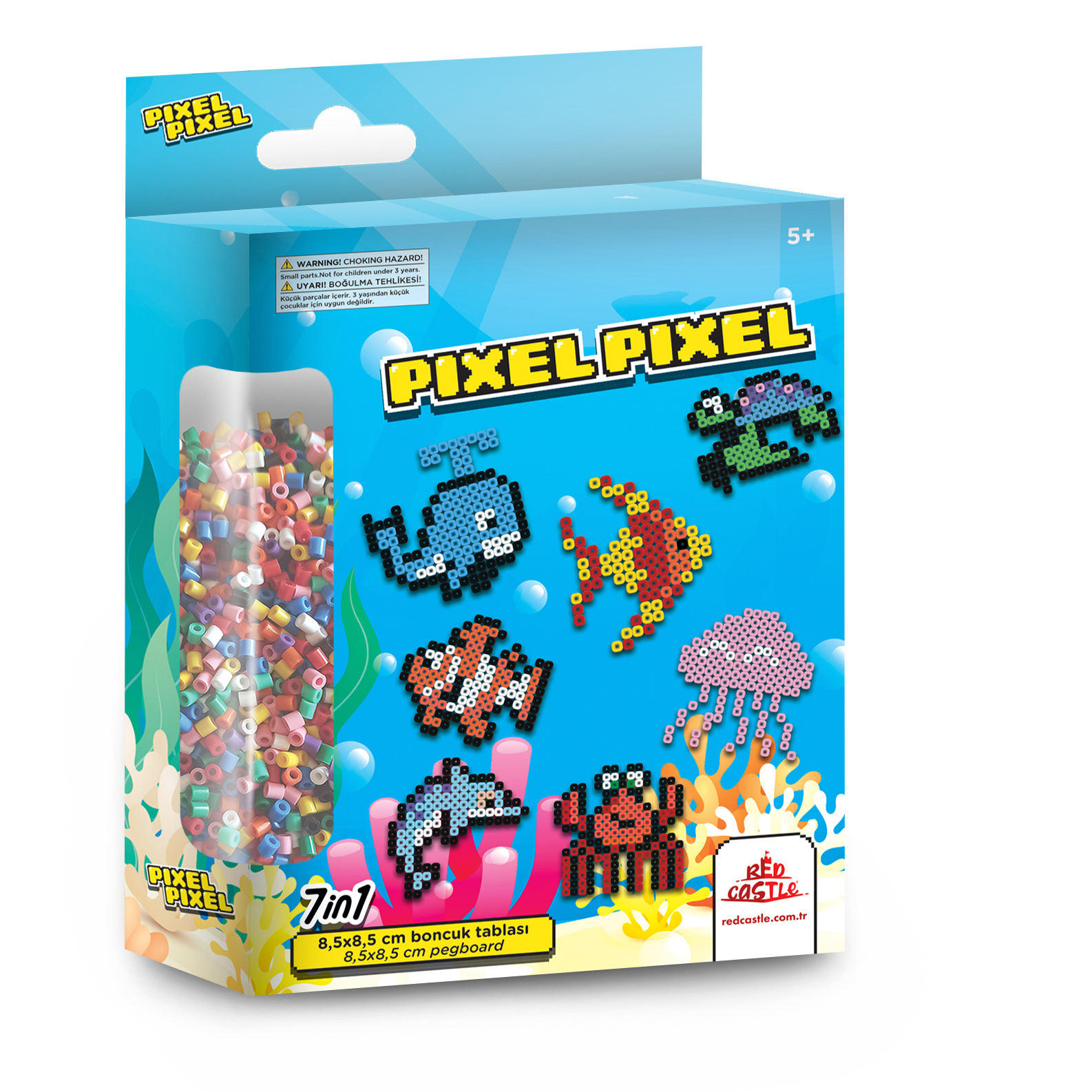 Red Castle pikslikunsti triigitavad helmed