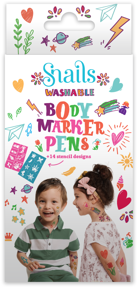 Snails kehale joonistamise markerid