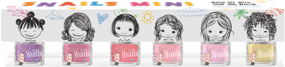 Snails mini Küünelakk komplekt (6 tk.)