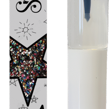 Snails mitmevärviline küünesära pealislakiga 2-in-1