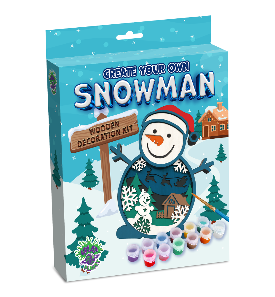 Splat Planet 3D puidust kunstikomplekt