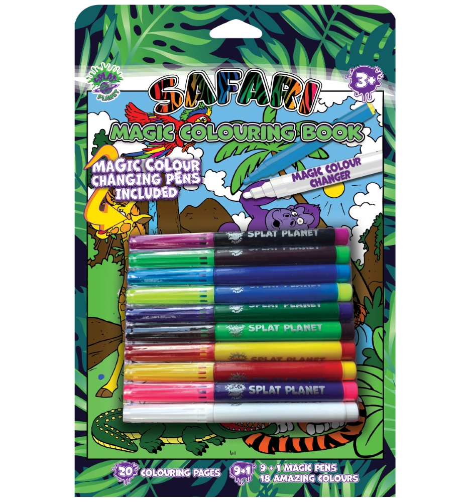 Splat Planet maagiline värvimisraamat LOOMAAED