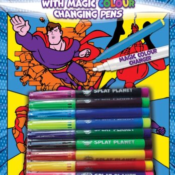 Splat Planet maagiline värvimisraamat SUPERKANGELASED