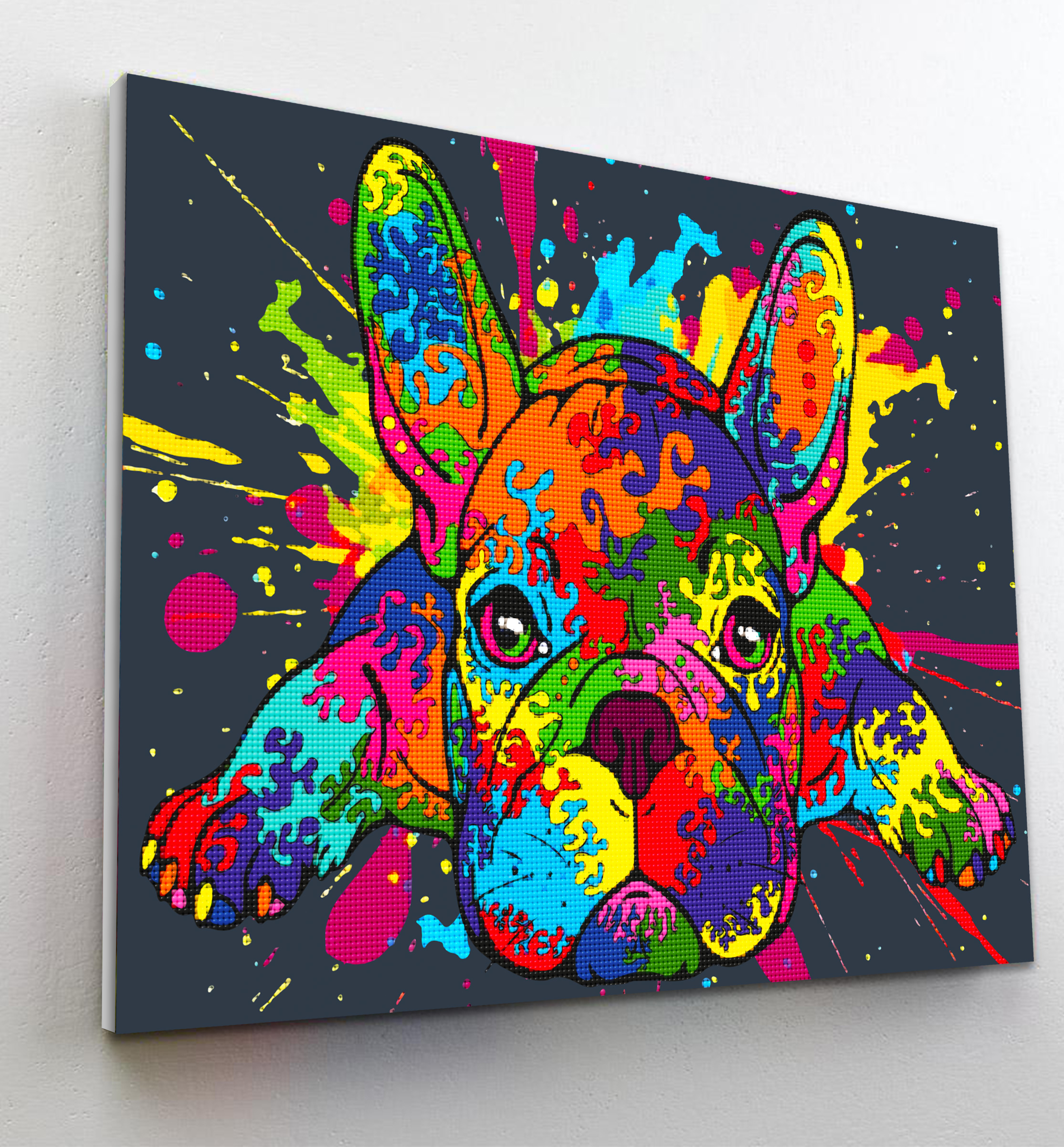 Splat Planet teemant pusle PRANTSUSE BULLDOG 30x40 cm