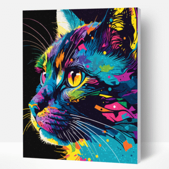 Splat Planet teemant pusle VÄRVILINE KASS 30x40 cm