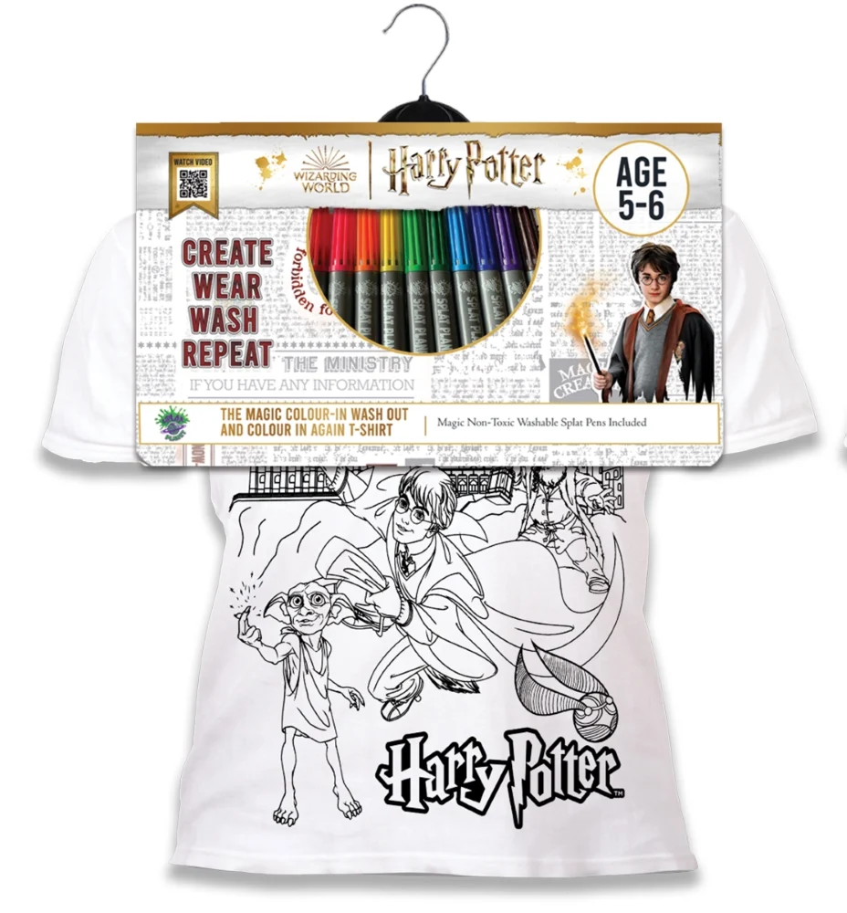 Splat Planet värvitav T-särk Harry Potter