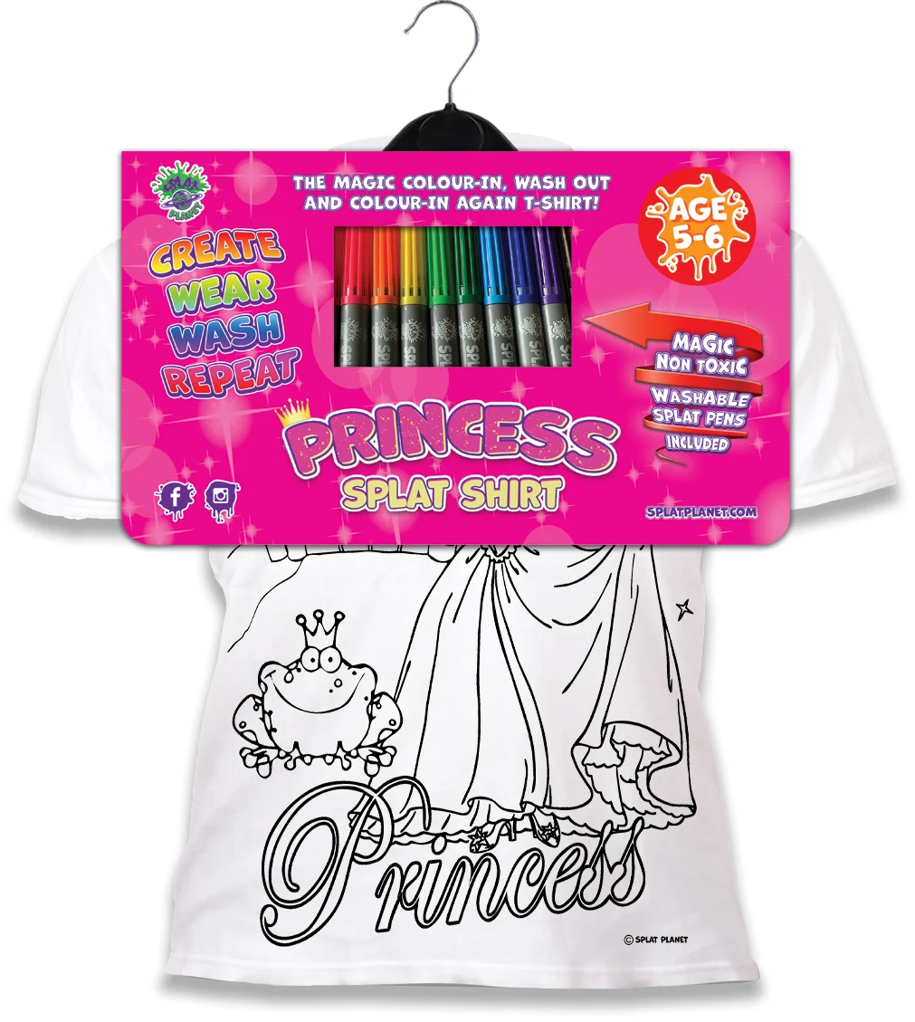 Splat Planet värvitav T-särk Princess