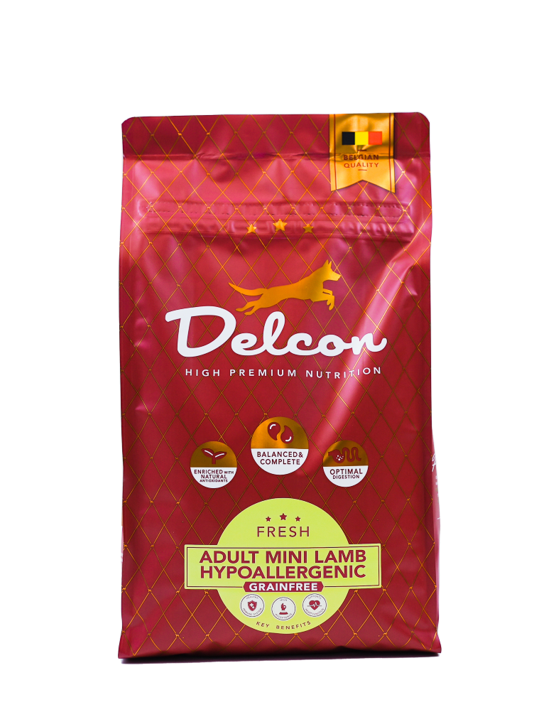 Toit allergilistele väikeste koeratõugude täiskasvanutele MINI HYPOALLERGENIC lambaliharikas / 3 kg