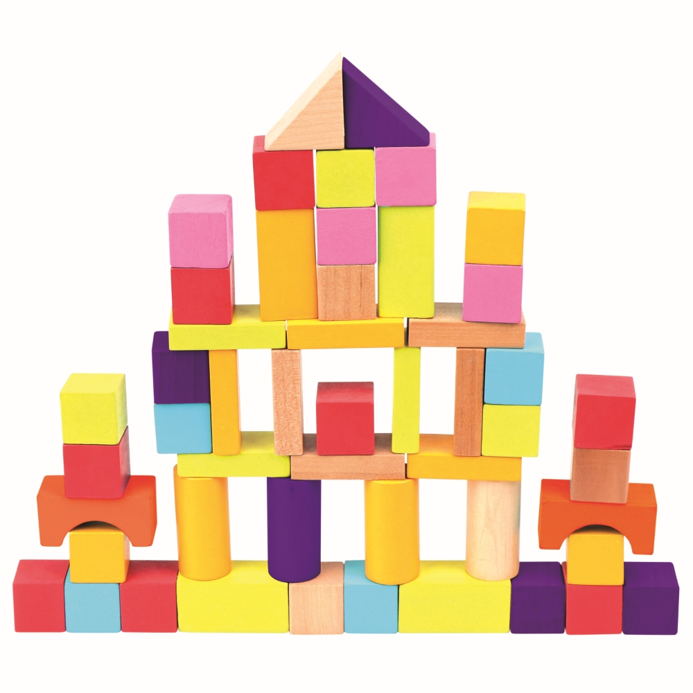 Värvilised puidust kujundid