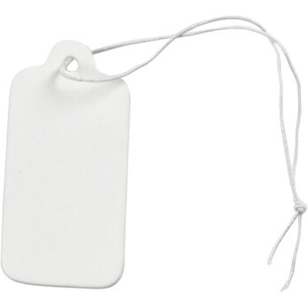 Kinkemärgid, suurus 15x30 mm, valge, 100 tk/ 1 pakk