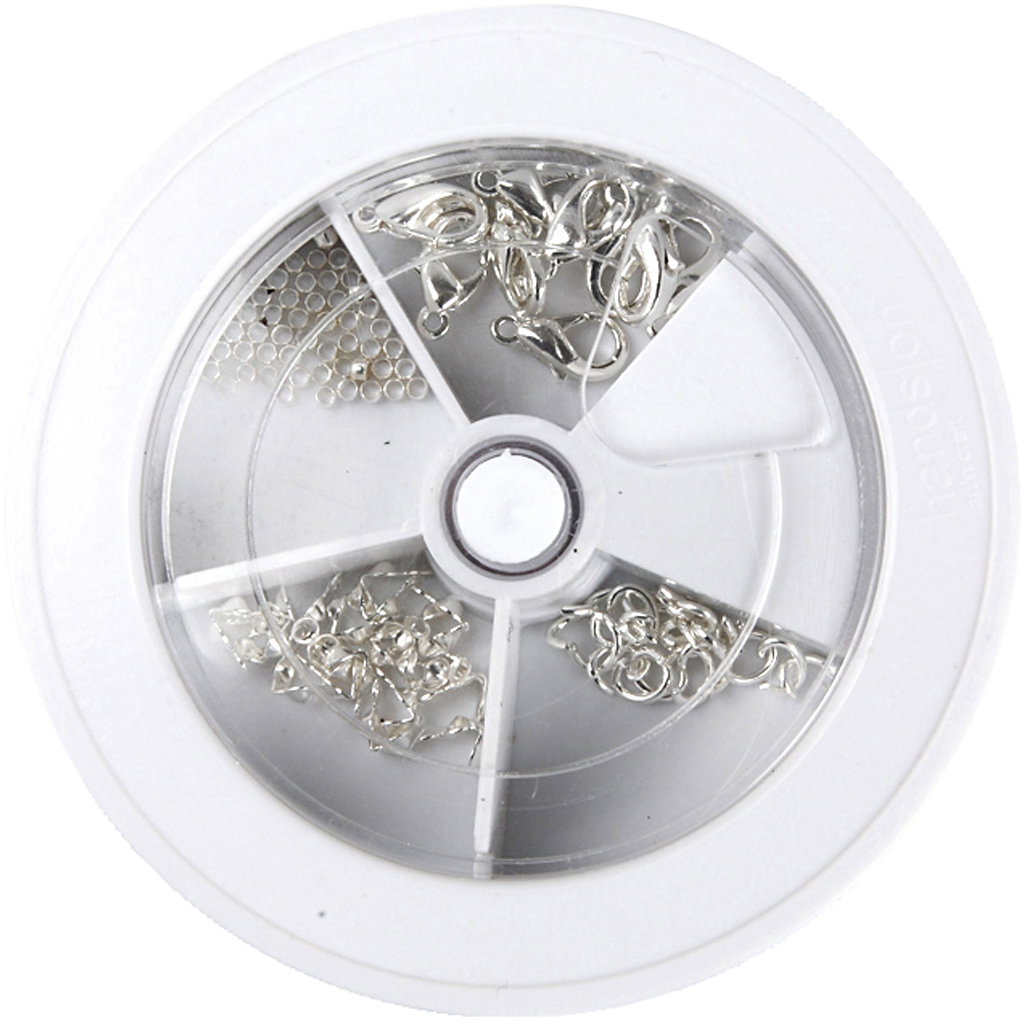 Juveelide stardikomplekt, hõbetatud, 1 komplekt