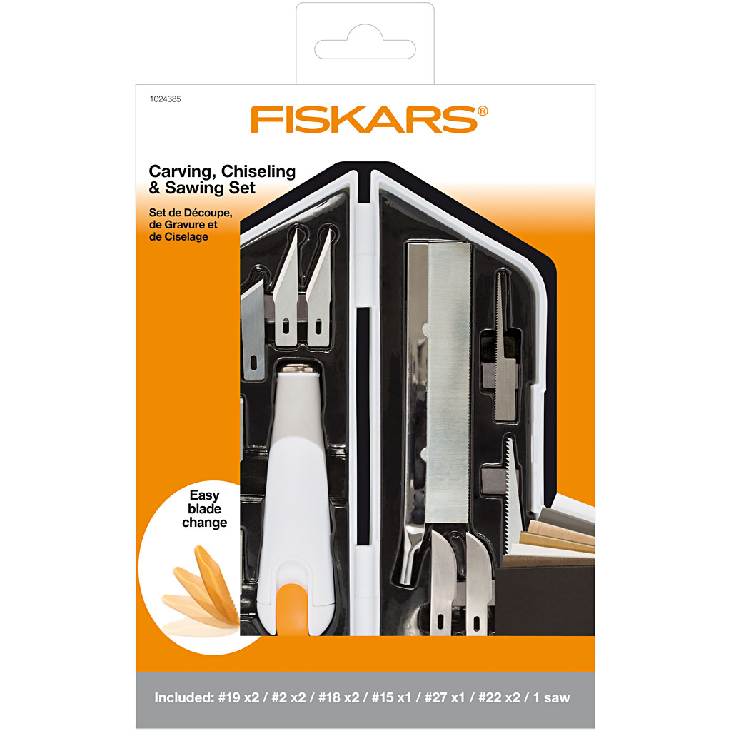 Fiskars nuga-, tikkimis- ja saagikomplekt, L: 15 cm, L: 3 cm, 1 komplekt - Image 2