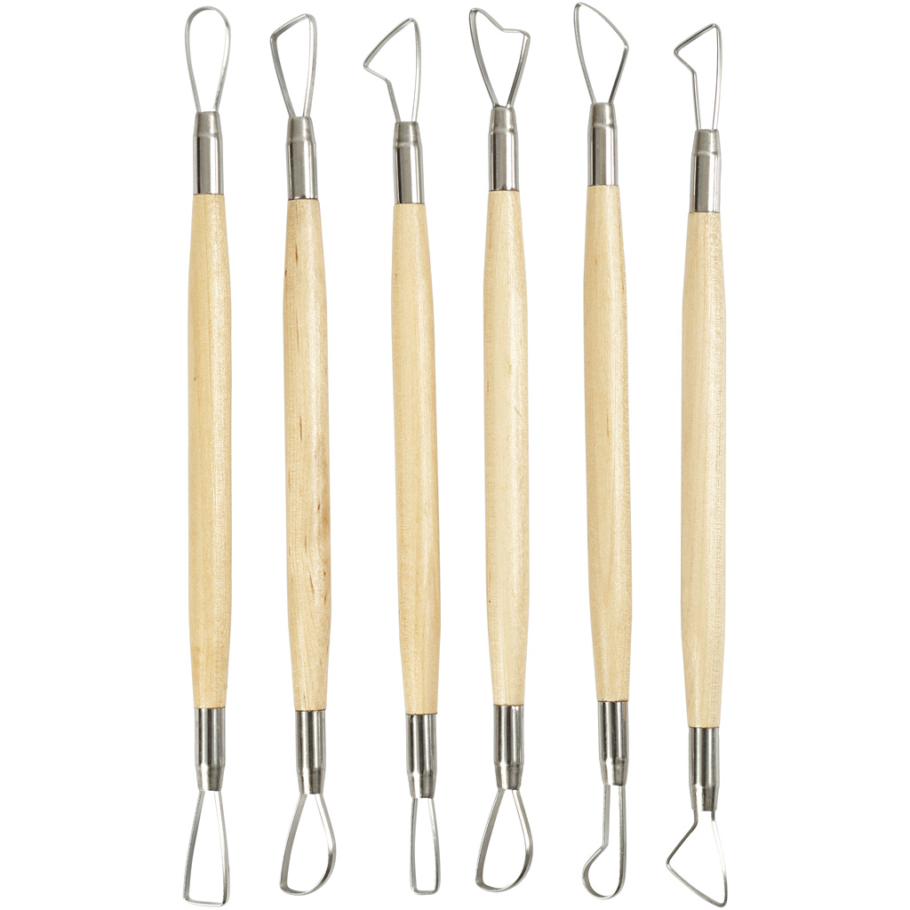 Savi silmusetööriistad, teravad servad, L: 20 cm, 6 tk/ 1 pakk