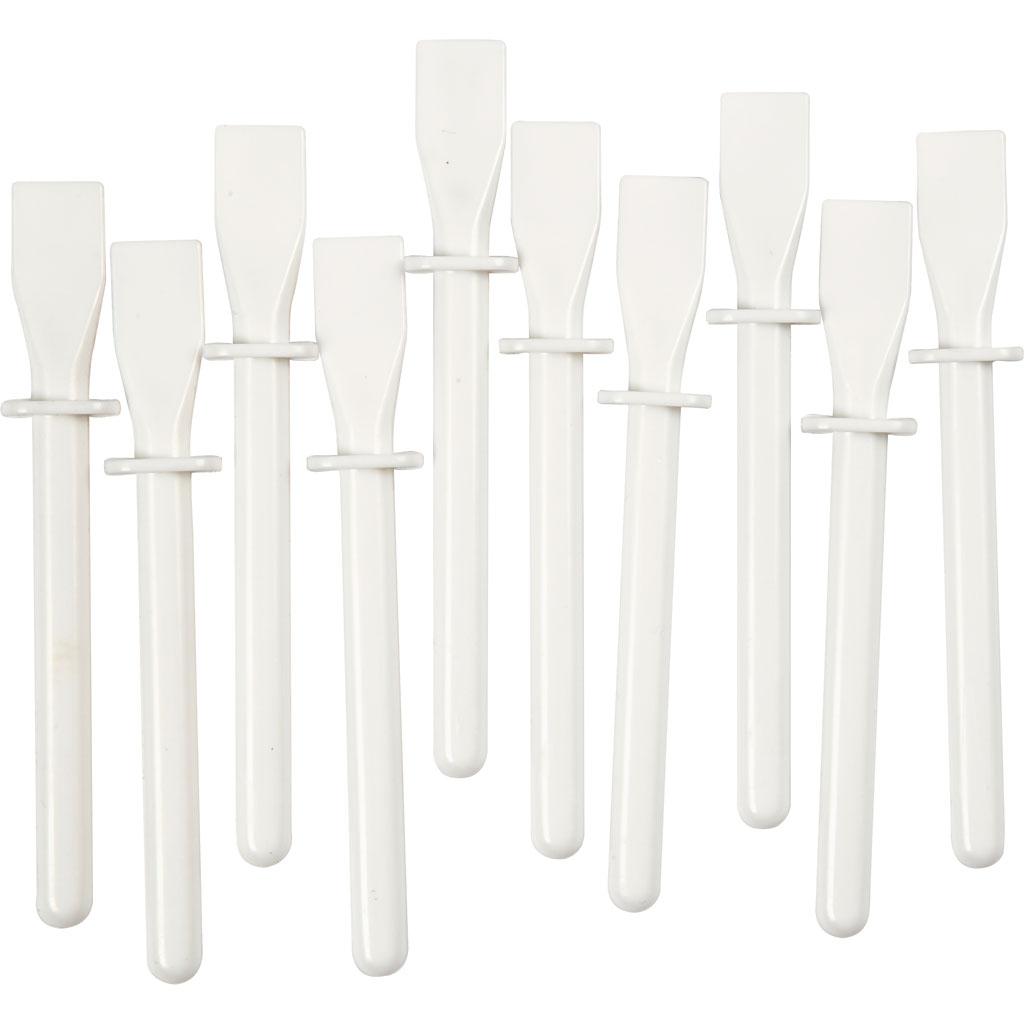 Liimi laialilaotajad, L: 11,5 cm, W: 15 mm, valge, 10 tk/ 1 pakk - Image 3