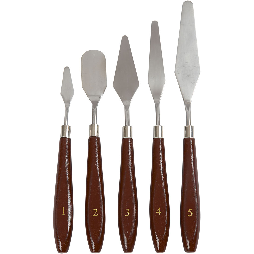 Palettide komplekt, pikkus: 17-23 cm, laius: 1,5-2,5 cm, 5 tk/ 1 pakk