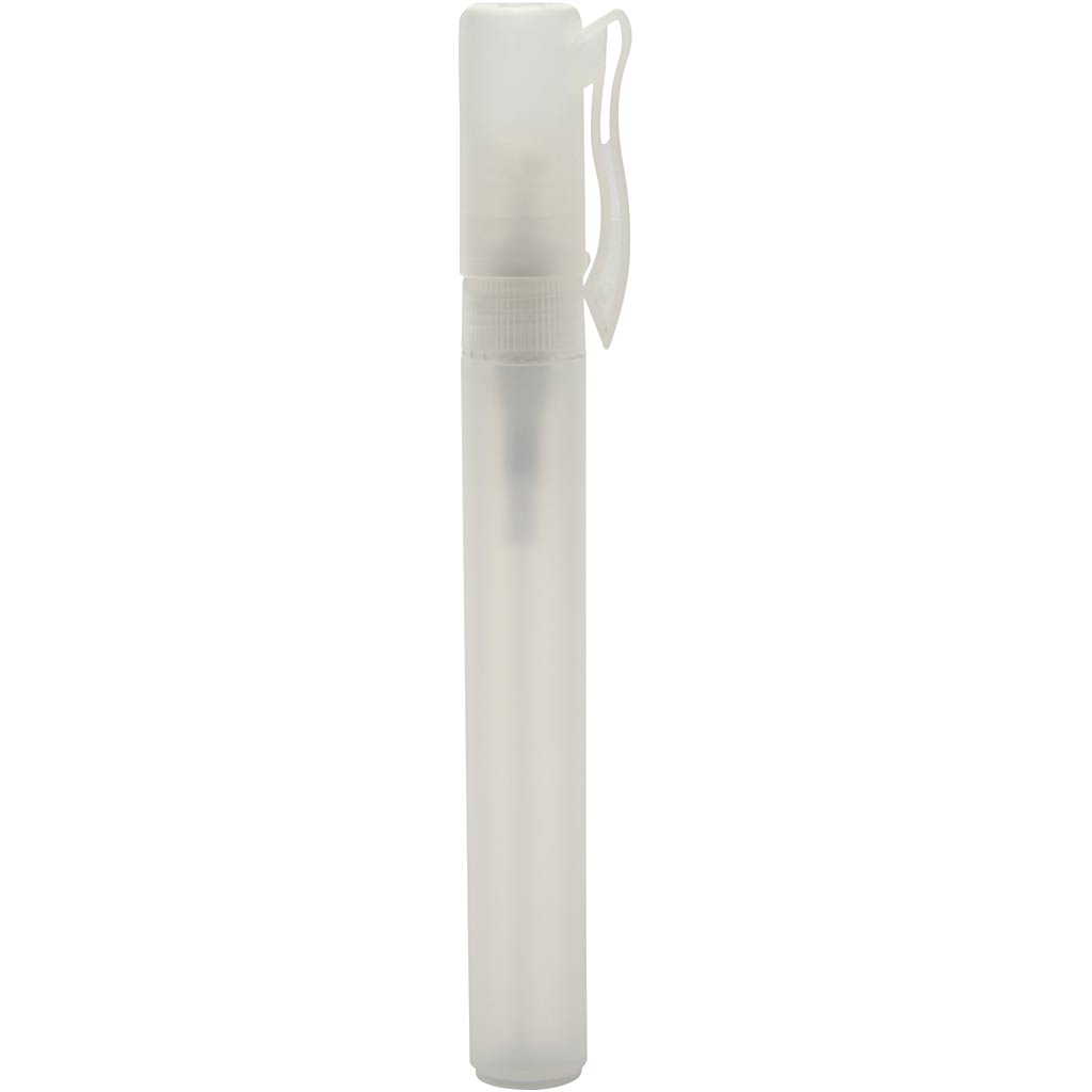 Pihustuspudel, ca. 10 ml, matt läbipaistev, 4 tk/ 1 pakk