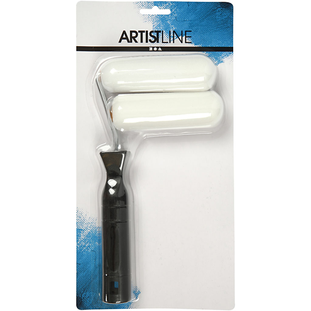 Värvirullid käepidemega, W: 10 cm, 1 komplekt - Image 2