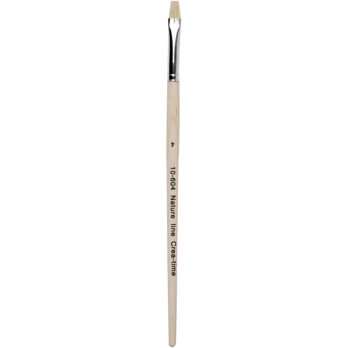 Nature Line Brushes, no. 4, L: 18,5 cm, W: 7 mm, short handles, 12 pc/ 1 pack